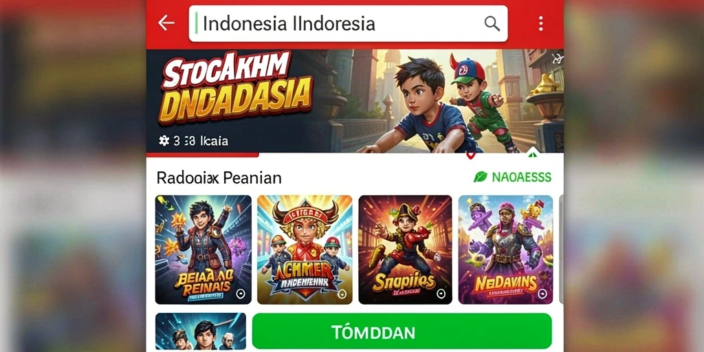 Gambar aksi seru pemain di lapangan.