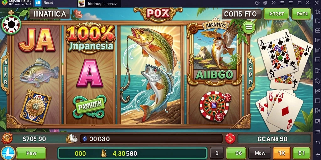 Tampilan utama game 8055 yang menarik.