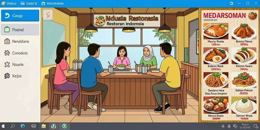 Tampilan antarmuka yang menarik dan mudah digunakan.