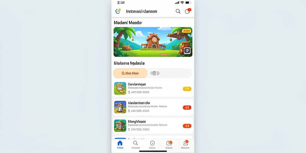 Tampilan antarmuka yang menarik dan user-friendly.