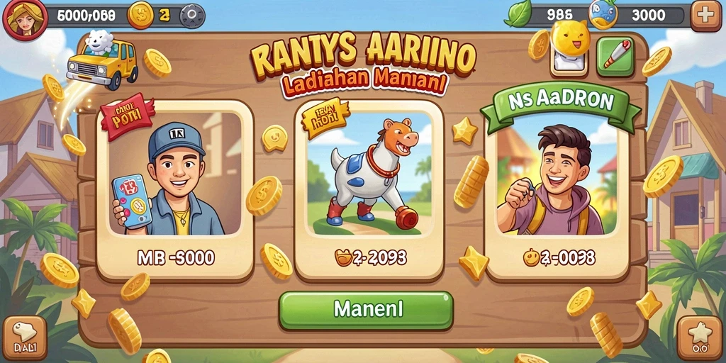 Tampilan antarmuka DULTOGEL yang ramah pengguna.
