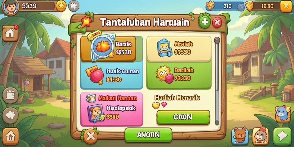 Tampilan antarmuka yang menarik dan mudah digunakan.