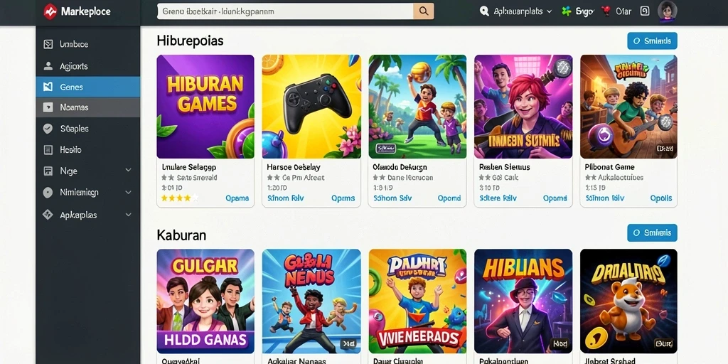 Tampilan antarmuka IDKLUB yang menarik.