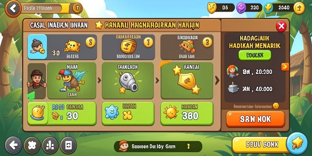 Screenshot menunjukkan grafis menawan dengan detail yang sangat baik.