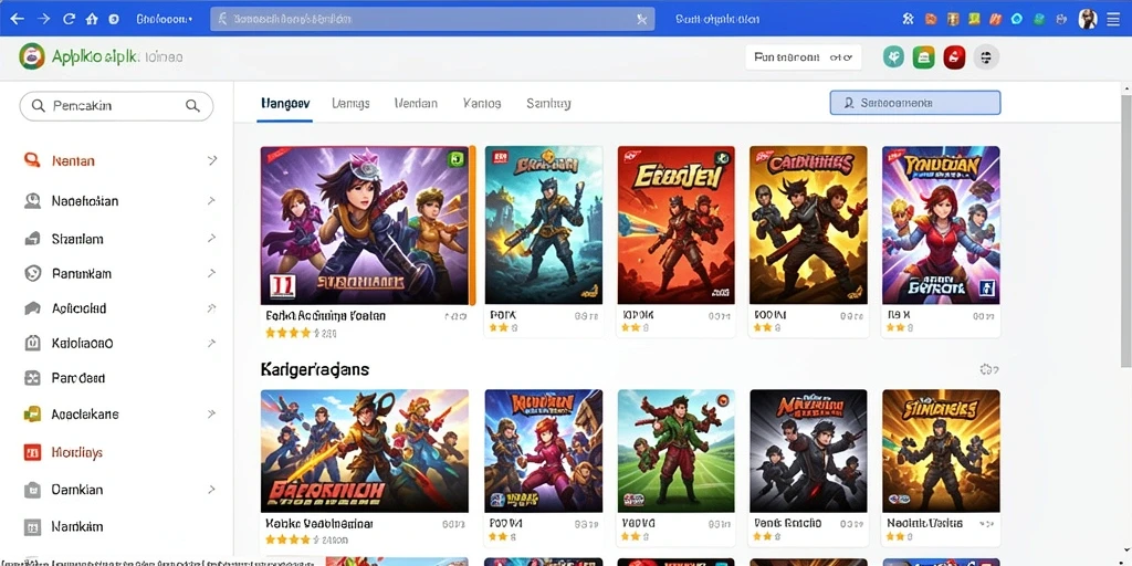 Screenshot menunjukkan tampilan antarmuka yang menarik dan mudah digunakan.