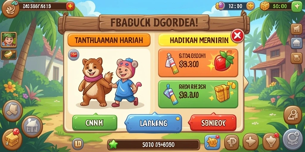 Tampilan awal aplikasi yang menarik.