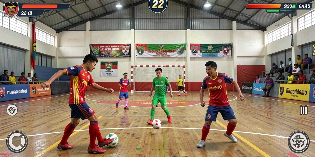 Tampilan antarmuka permainan yang intuitif.