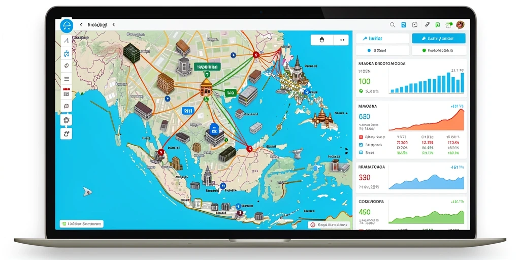 Tampilan antarmuka yang modern dan menarik.