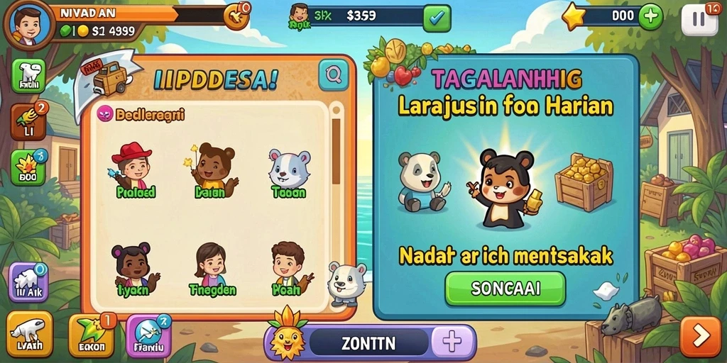 Tampilan antarmuka yang menarik dan intuitif.