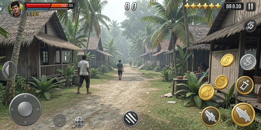 Tampilan antarmuka game yang menarik dan user-friendly.