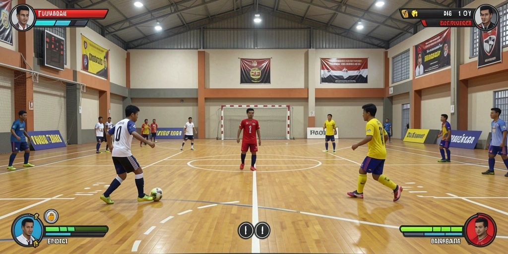 Tangkapan layar menampilkan karakter utama dalam aksi.
