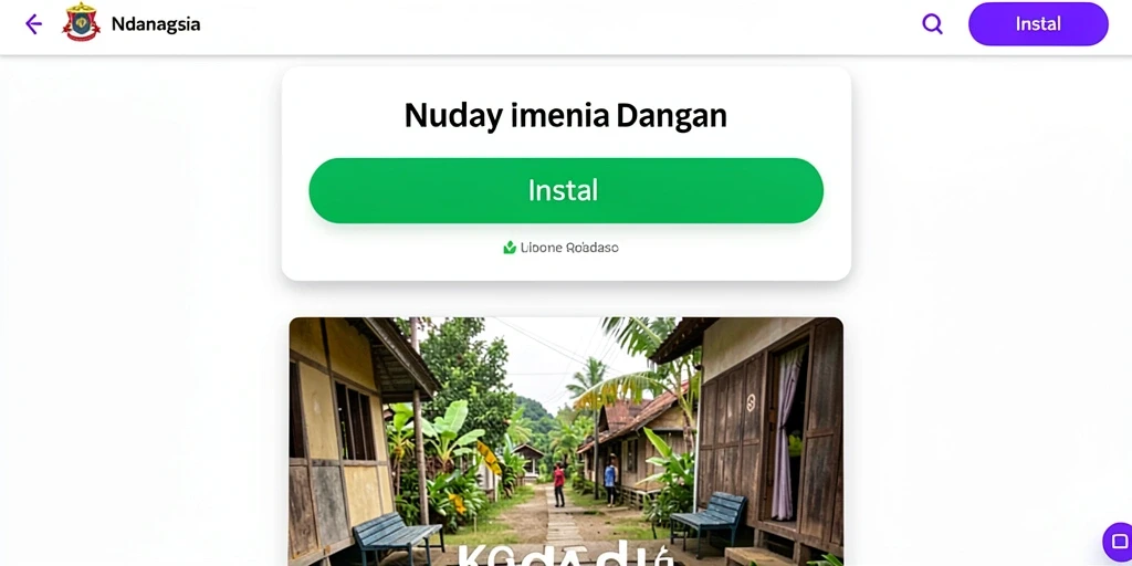 Tampilan antarmuka yang intuitif dan menarik.