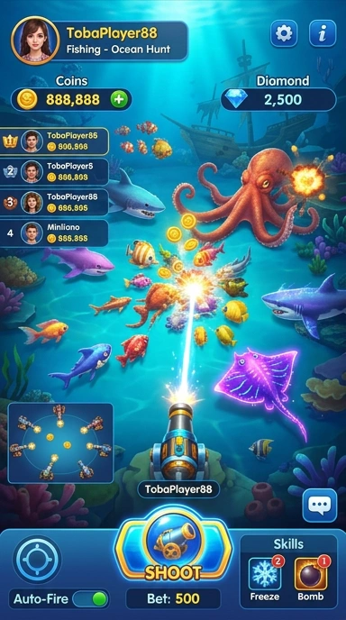 Galeri pratinjau visual tobawin88 build APK resmi terbaru